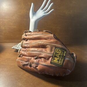 Mag Plus Leather Baseball Softball Glove LL 1997 Handcrafted Easy Catch Pocket